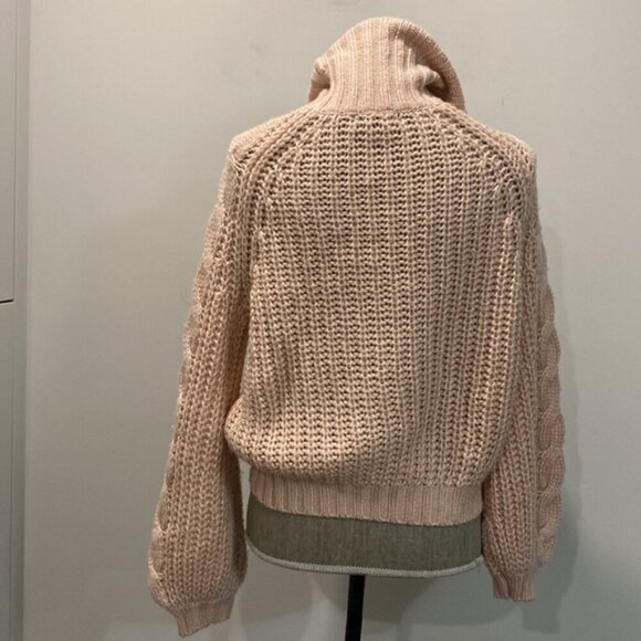 RW&CO Pink Sweater Balloon sleeves - Picture 9 of 15